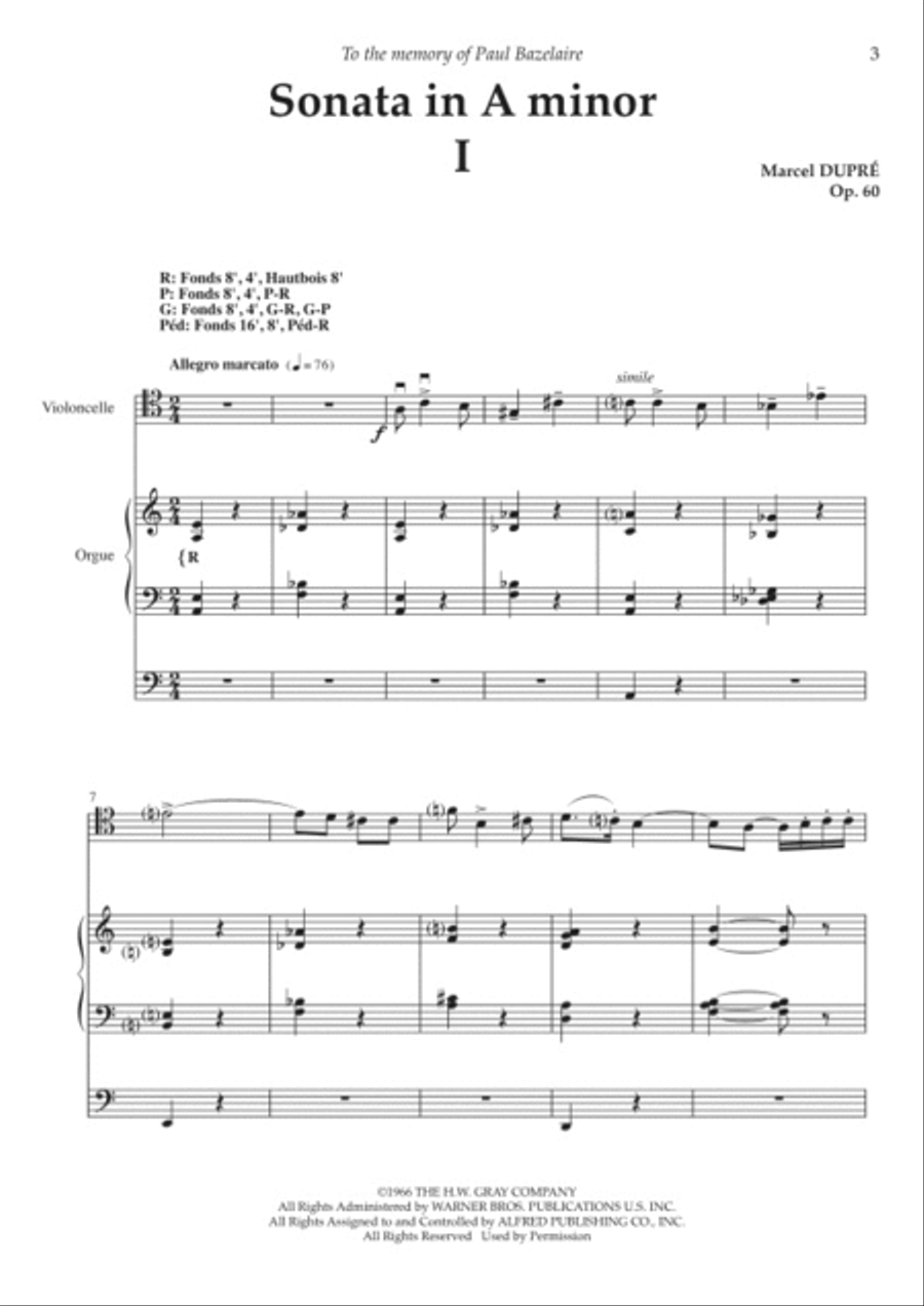 Sonata, Op. 60 Organ scores gallery preview page 2