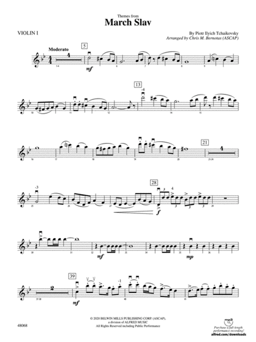 March Slav: 1st Violin