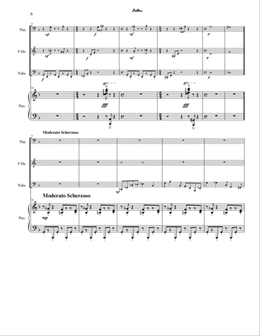 Fallen Fallen Brass Ensemble scores gallery preview page 6