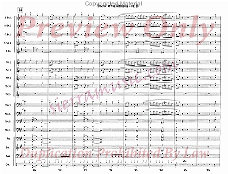 Jumpin' At The Woodside Jazz Ensemble scores gallery preview page 13