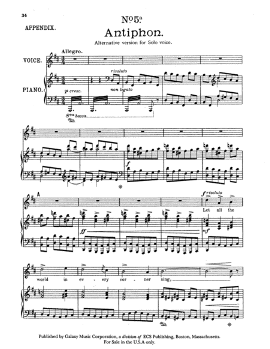 Five Mystical Songs Five Mystical Songs Choir scores gallery preview page 24