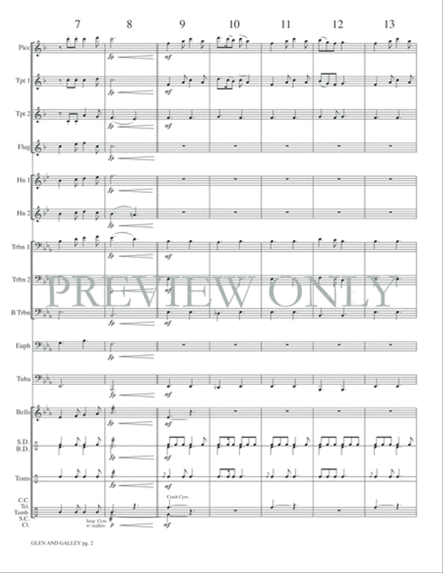 Glen and Galley Glen and Galley Small Ensemble scores gallery preview page 4
