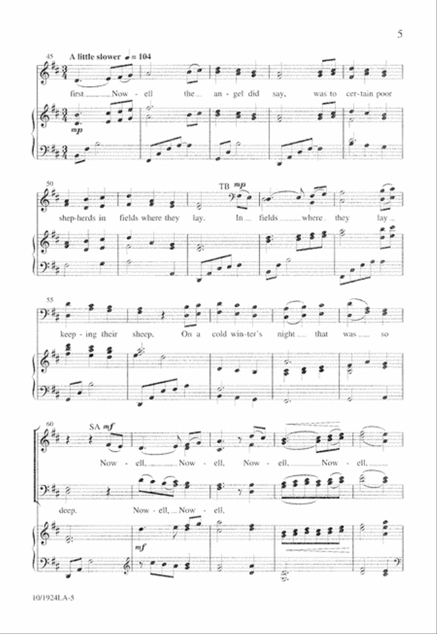 Songs of the Angels 4-Part scores gallery preview page 5