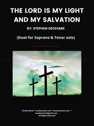 Book cover for The Lord Is My Light And My Salvation (Duet for Soprano and Tenor solo)