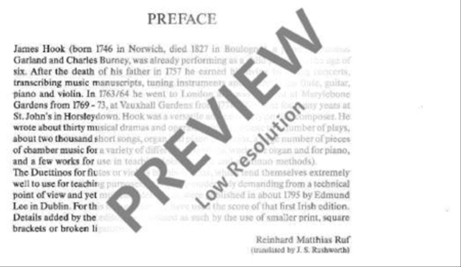 Twelve Duettinos Flute scores gallery preview page 4