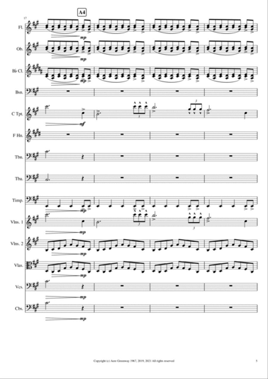 Intermezzo # 2 for Orchestra Full Orchestra scores gallery preview page 6