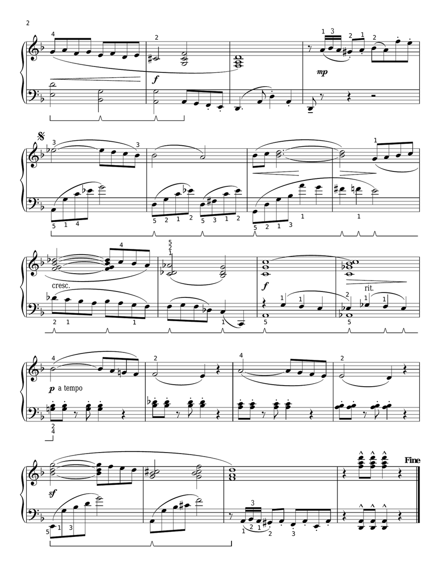 Romantico Idilio (Sans ta presence) (arr. Phillip Keveren) Piano Solo scores gallery preview page 2