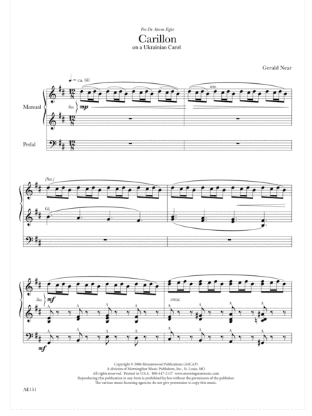Carillon on a Ukrainian Carol (Downloadable)