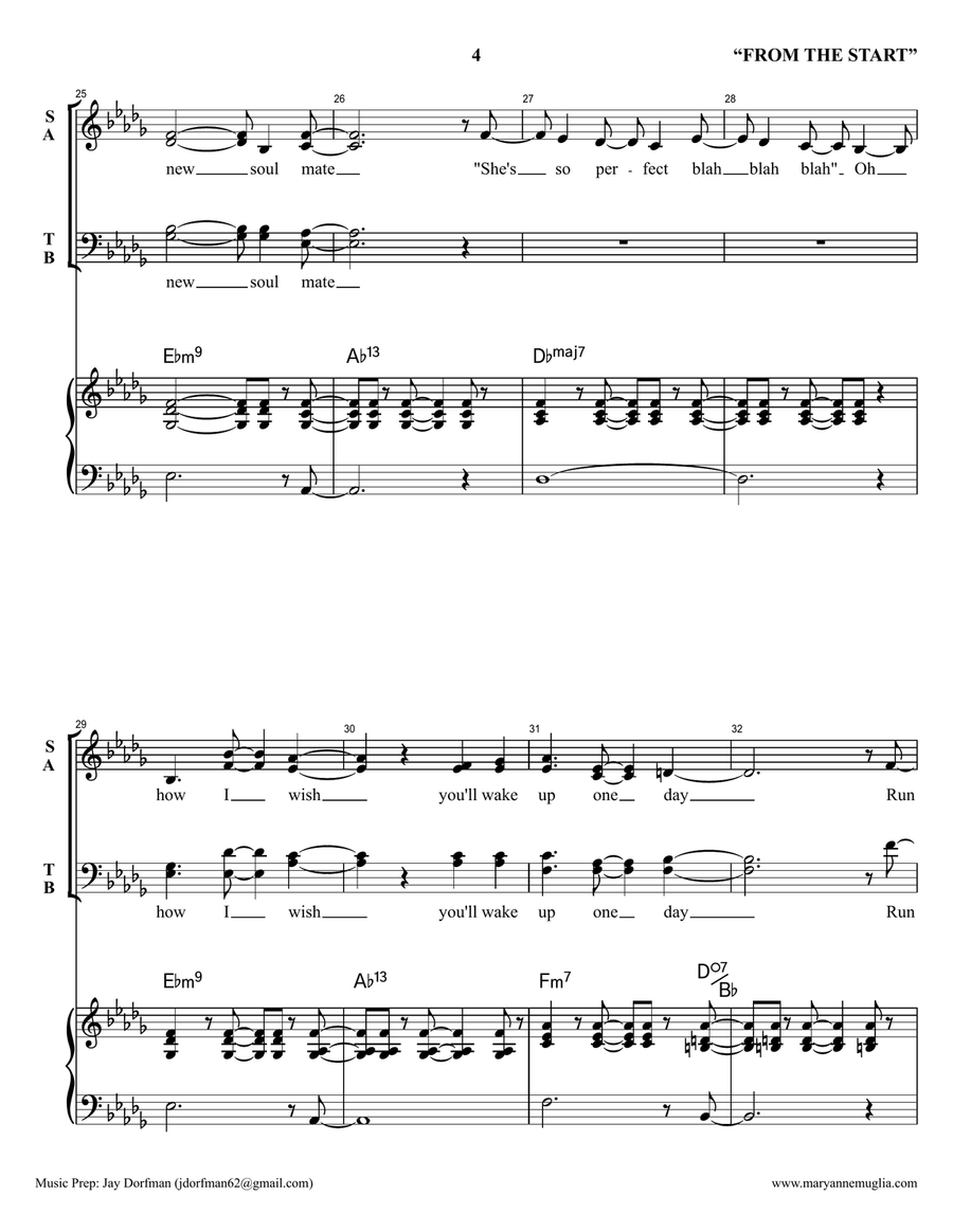 From The Start 4-Part scores gallery preview page 4