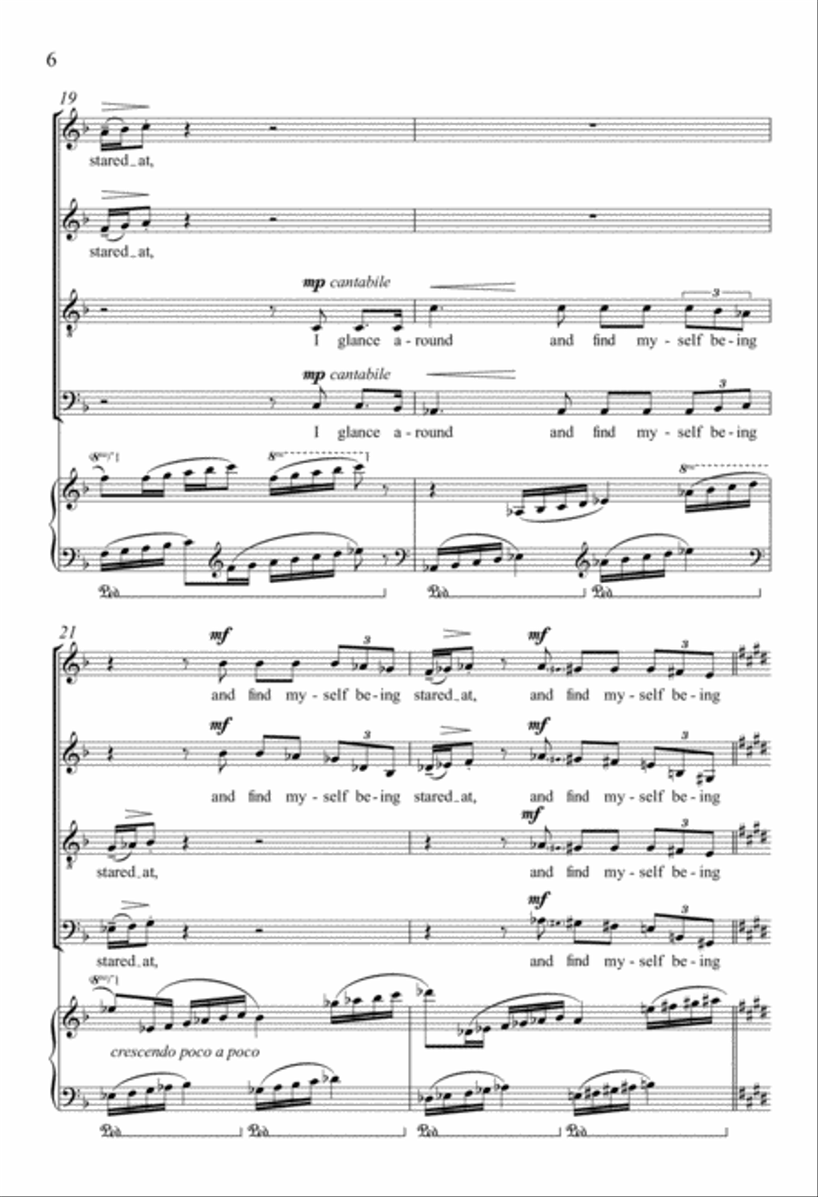 The Unexpected 4-Part scores gallery preview page 5