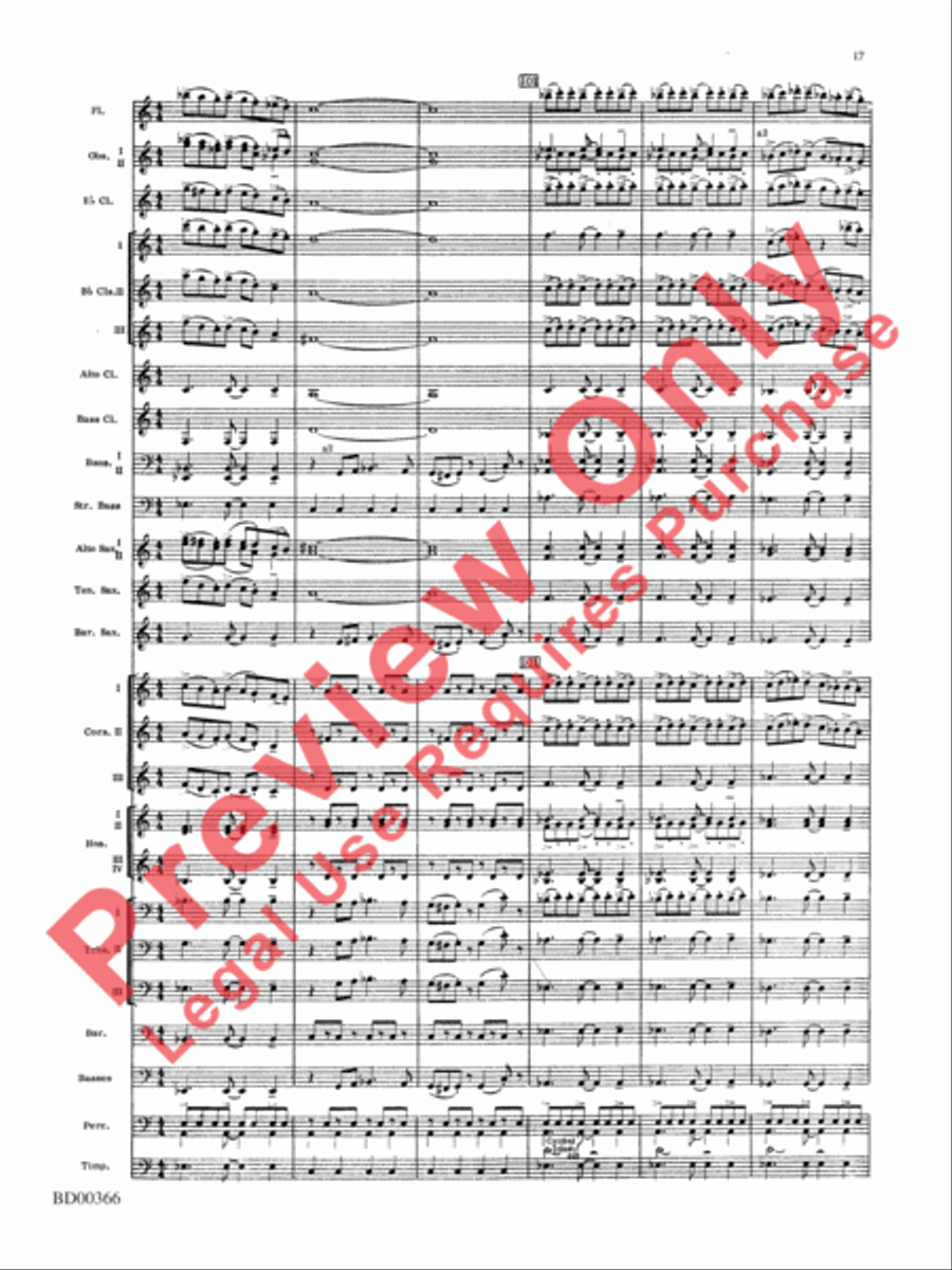 Rhythm of the Winds Concert Band scores gallery preview page 18
