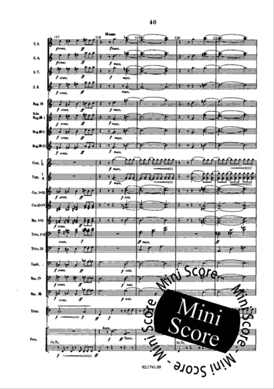 Images voor Fanfare Concert Band scores gallery preview page 44