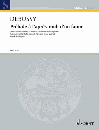 Book cover for Prelude A L'apres-midi D'un Faune: Transcription For Fl, Clar, Harp, And String Qtet