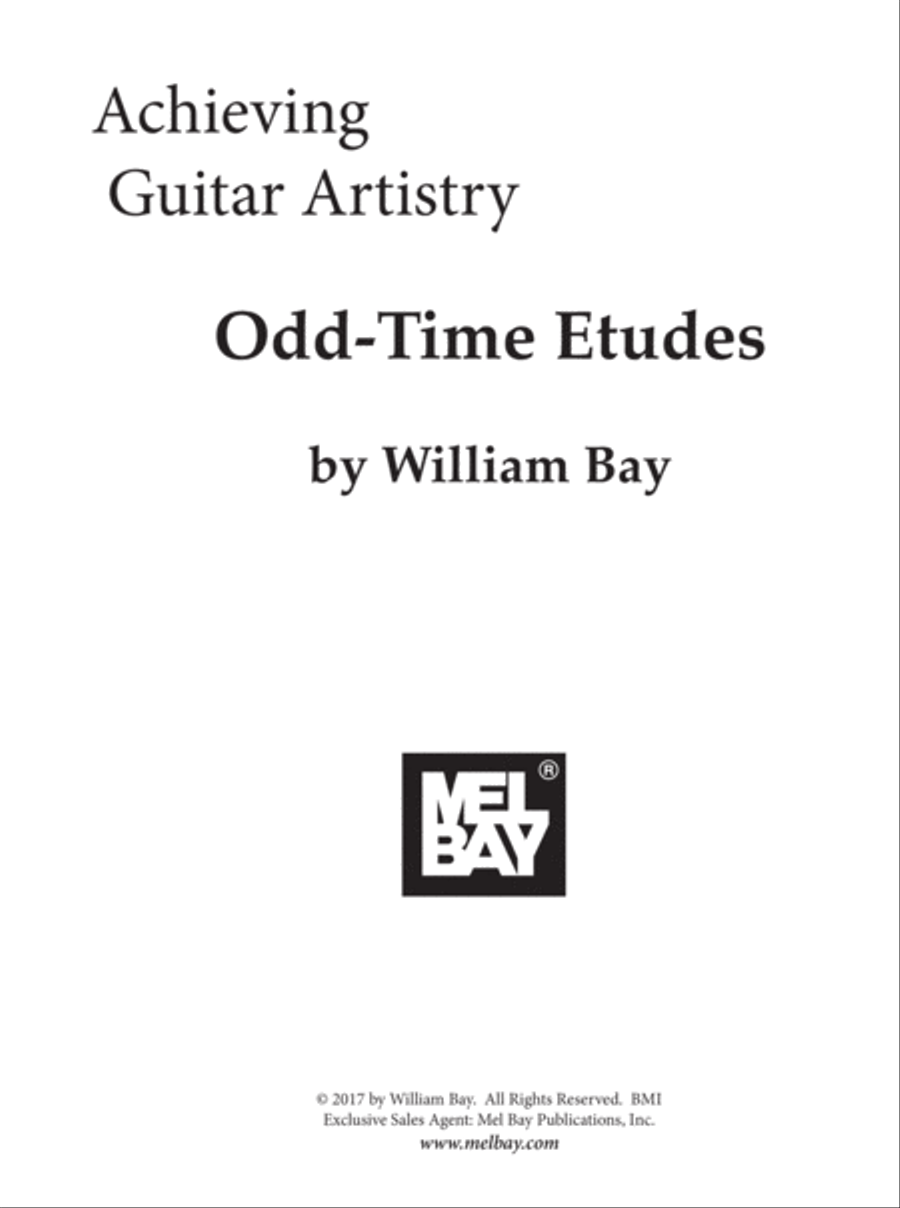 Achieving Guitar Artistry - Odd-Time Etudes