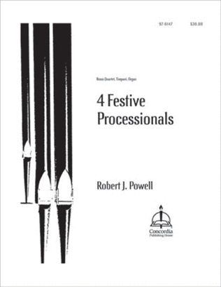 Book cover for 4 Festive Processionals