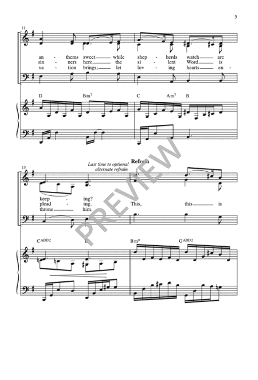What Child Is This 3-Part scores gallery preview page 6