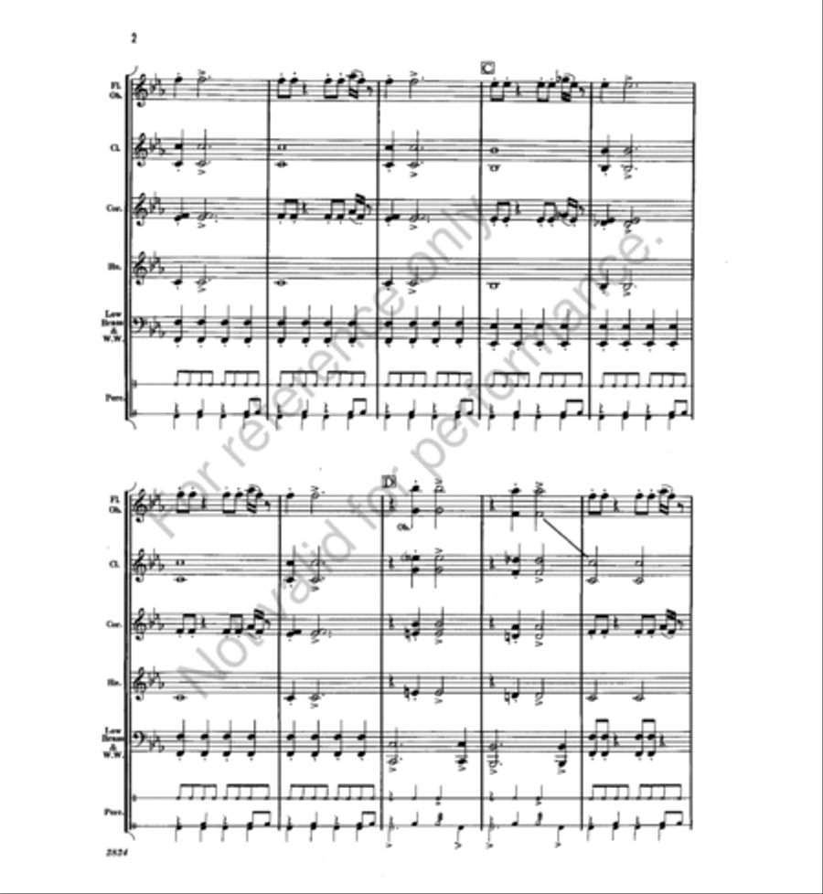 Karate Rock Concert Band scores gallery preview page 3