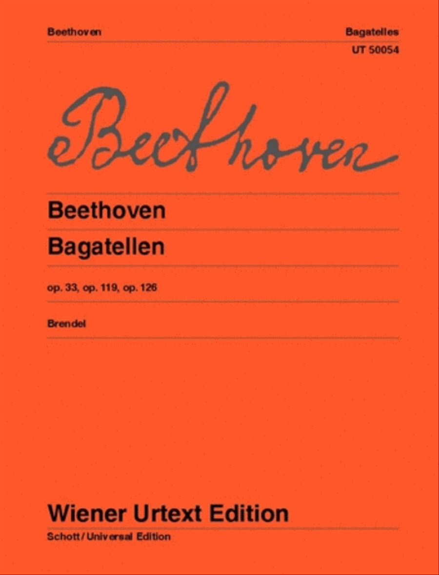 Bagatelles Bagatelles Chamber Music scores gallery preview page 1