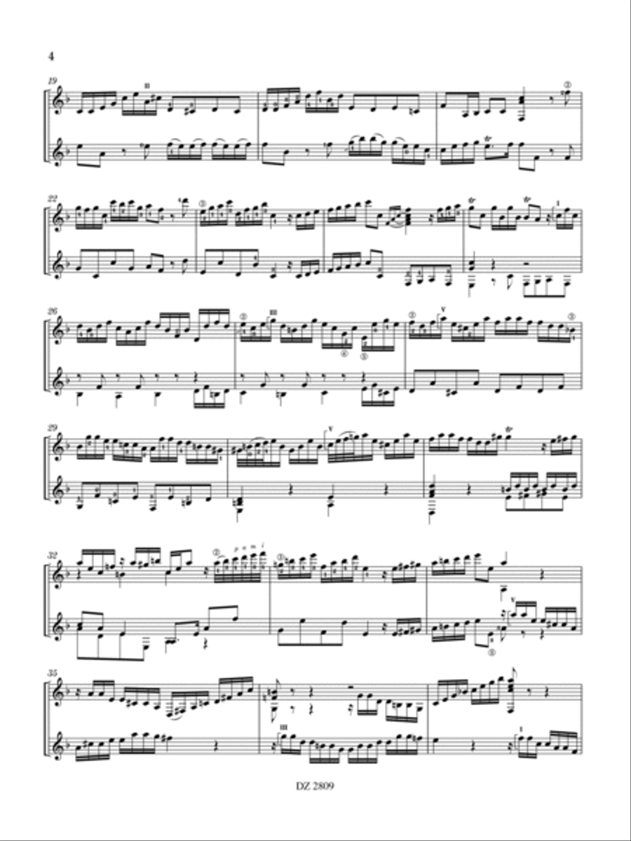 Concerto for Oboe and Strings in D minor Classical Guitar scores gallery preview page 5