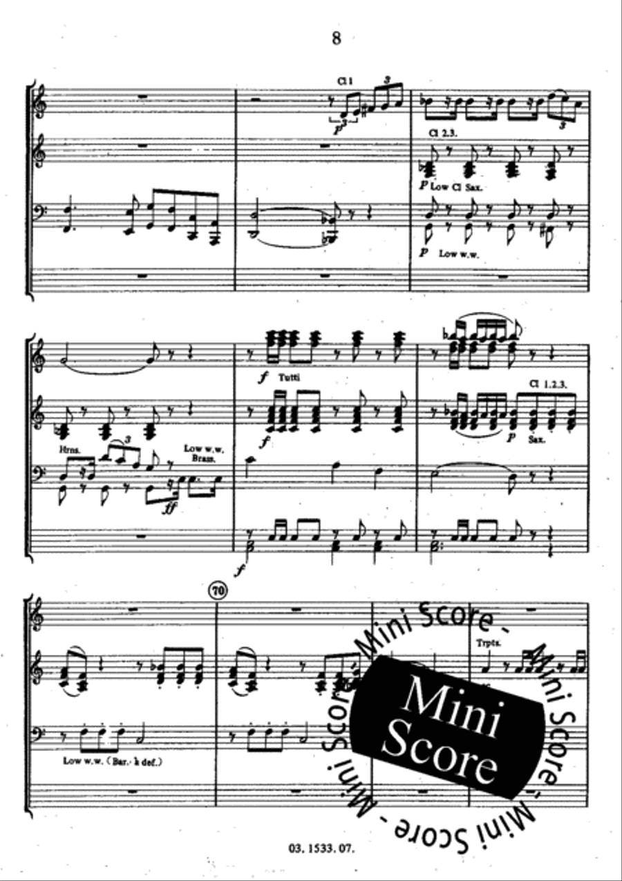 Rossini's Birthday Party Concert Band scores gallery preview page 12
