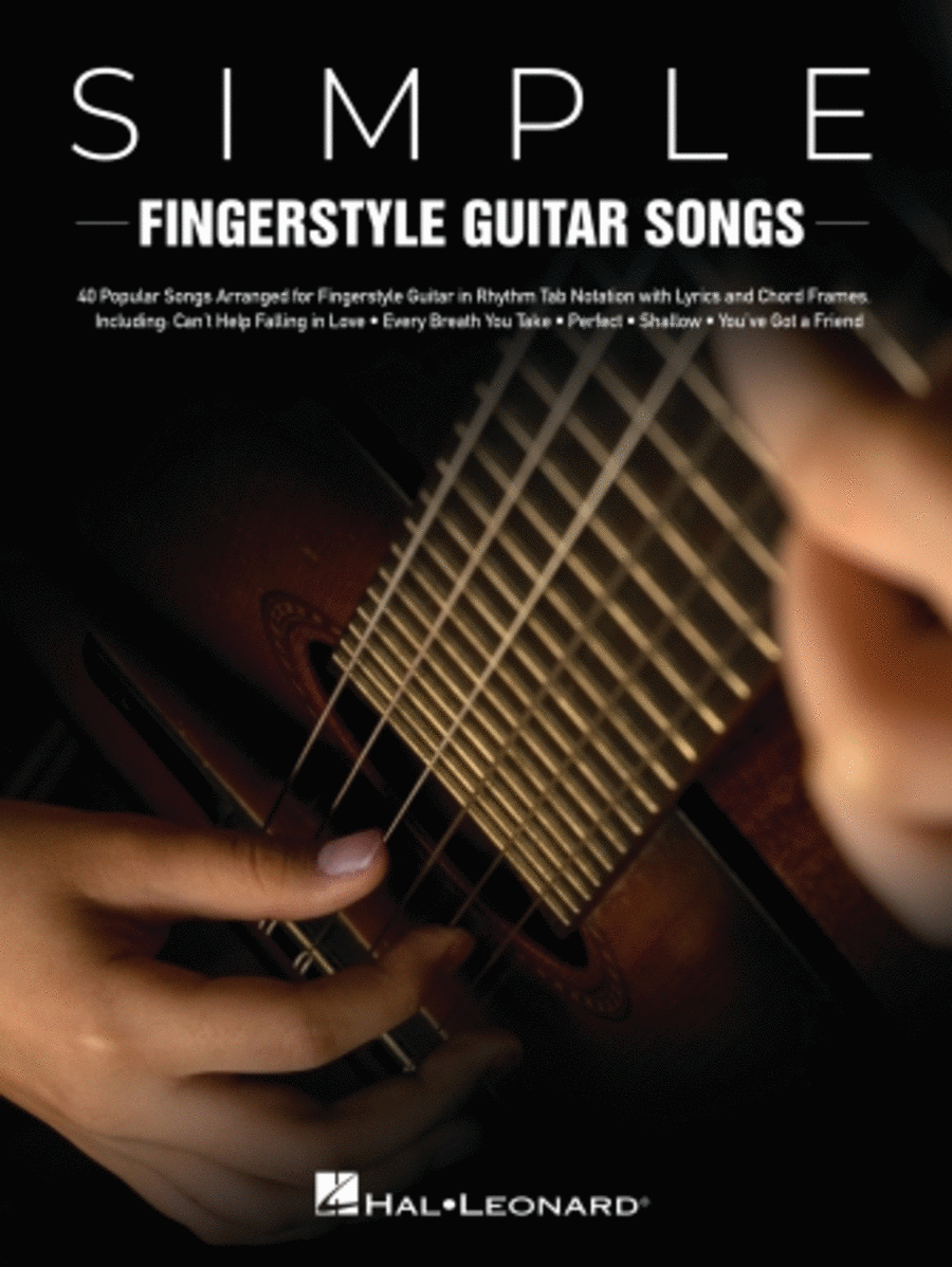 Simple Fingerstyle Guitar Songs Acoustic Guitar scores gallery preview page 1