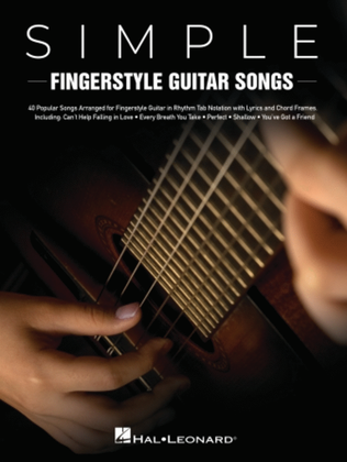 Book cover for Simple Fingerstyle Guitar Songs