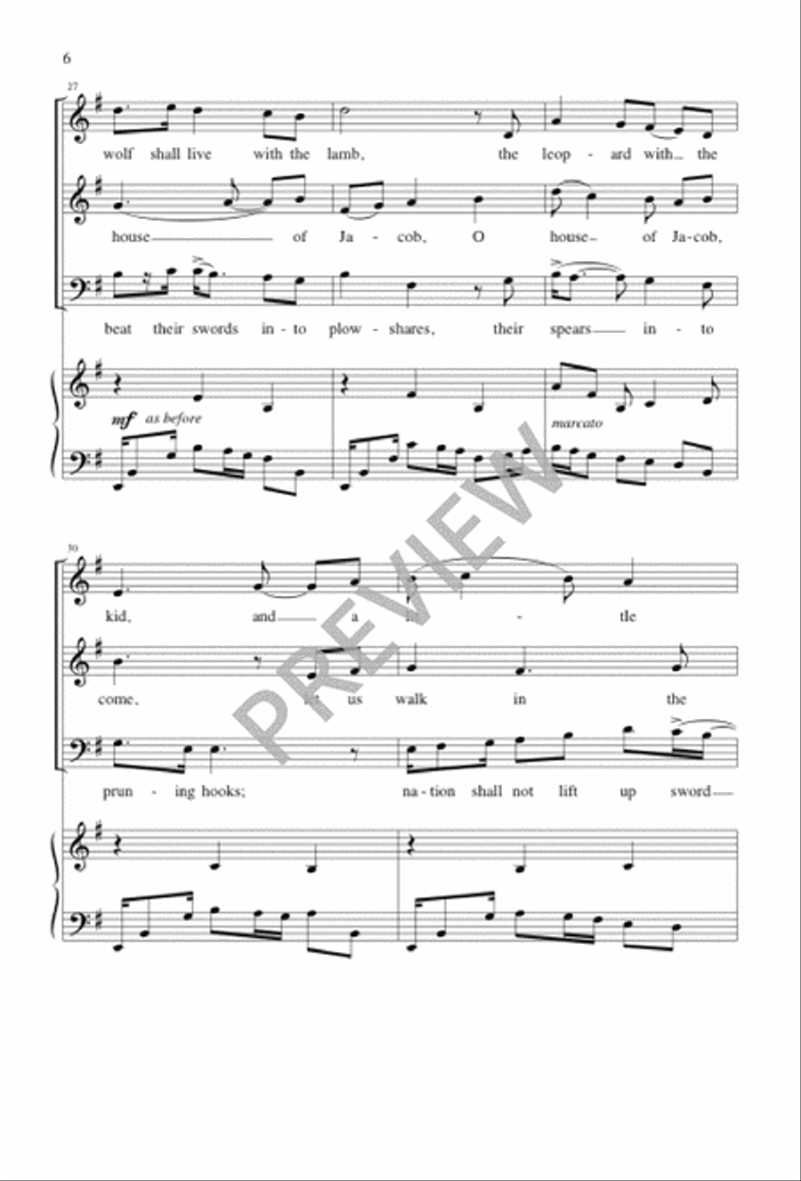 A Vision of Peace 3-Part scores gallery preview page 6