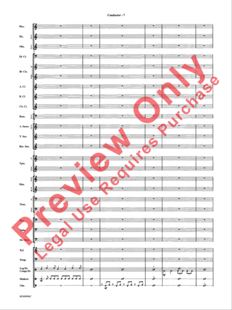 Kilimanjaro: An African Portrait by Robert Washburn Concert Band - Sheet Music page 10