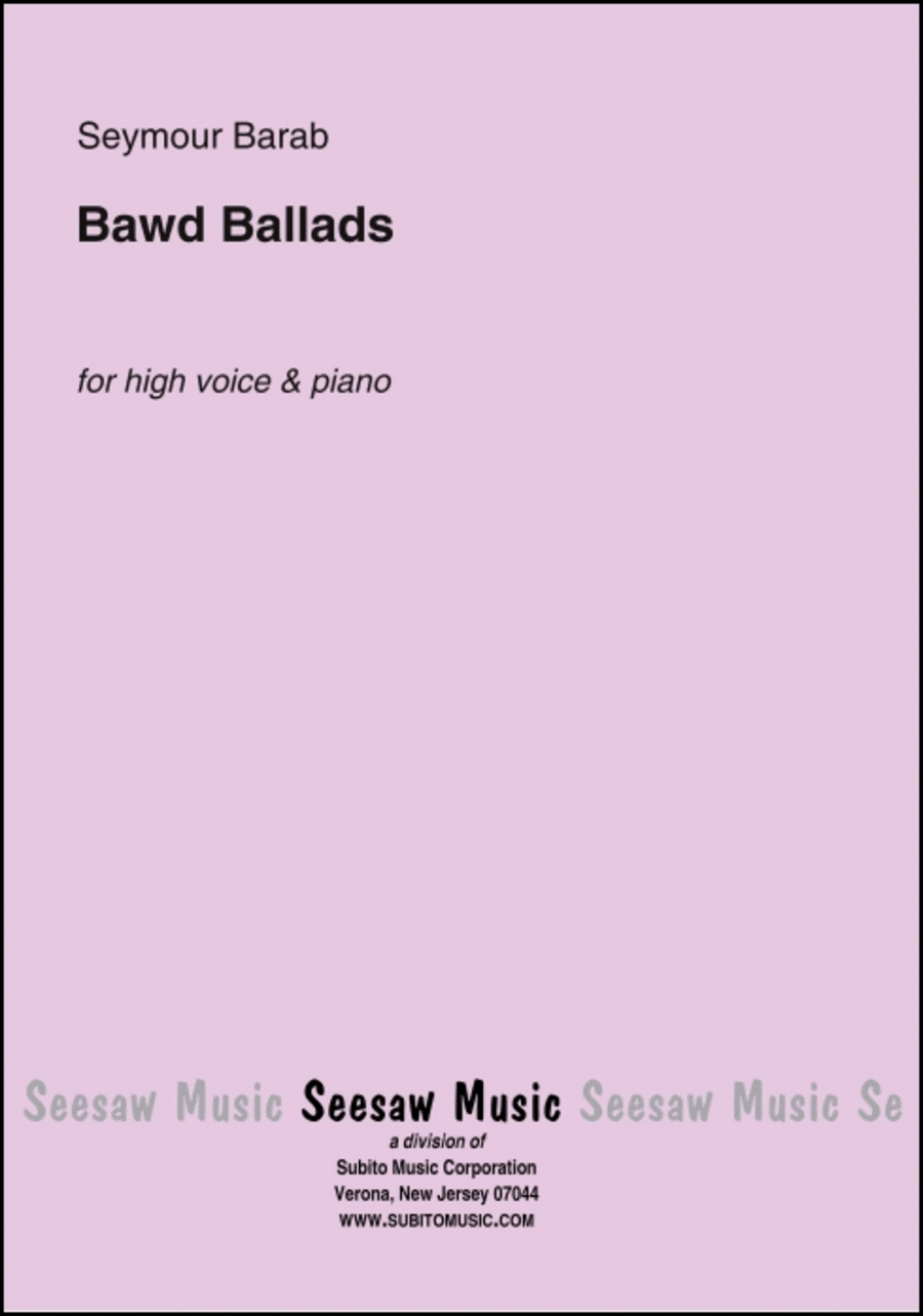 Bawd Ballads Choir scores gallery preview page 1