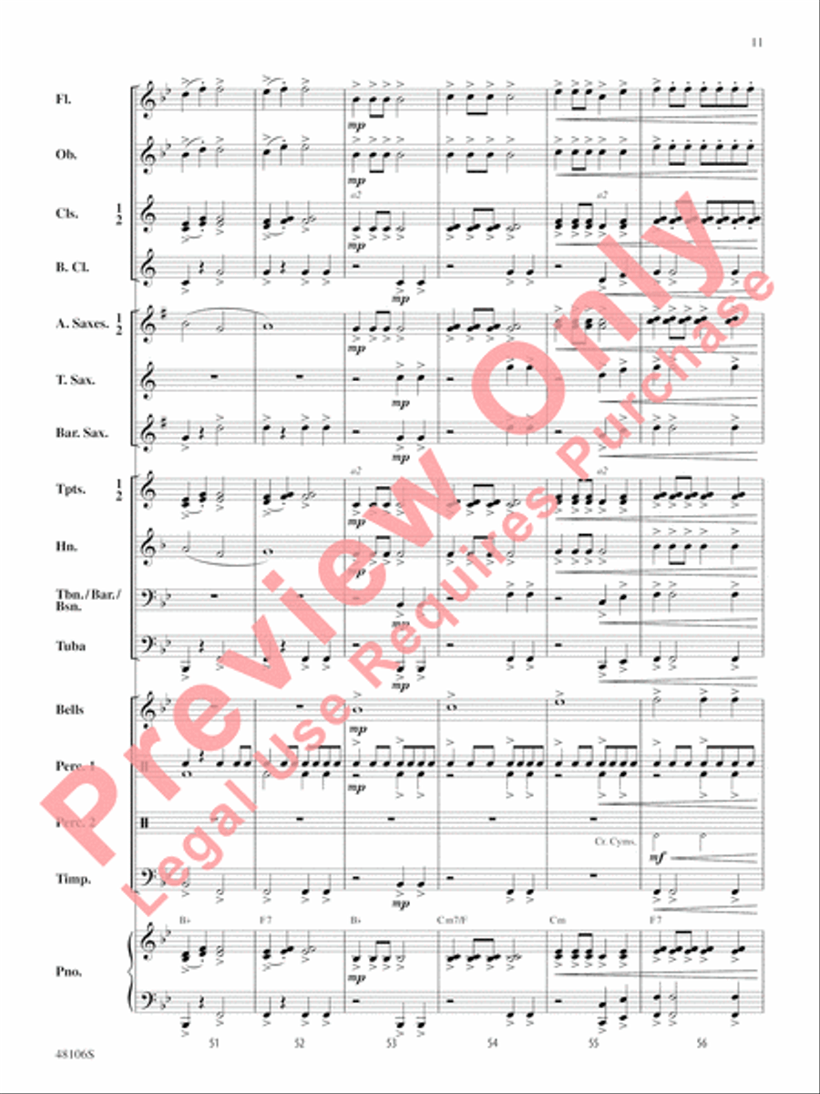 Fanfare and Festival Fanfare and Festival Concert Band scores gallery preview page 12