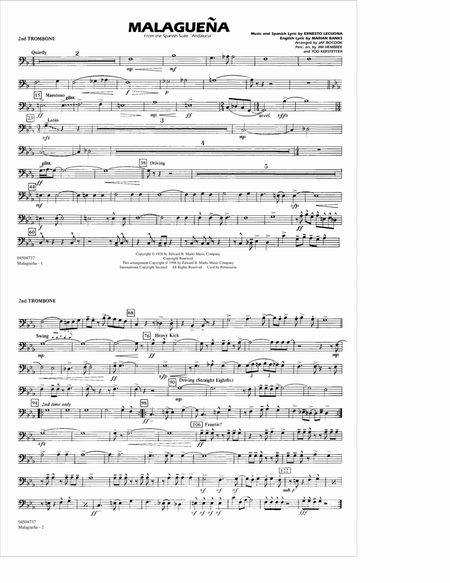 Malaguena - 2nd Trombone
