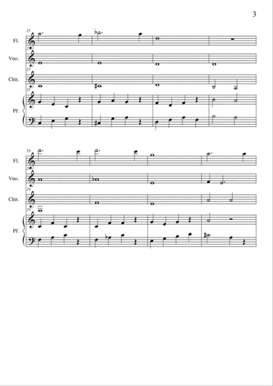 I'll Be Home For Christmas Small Ensemble scores gallery preview page 3