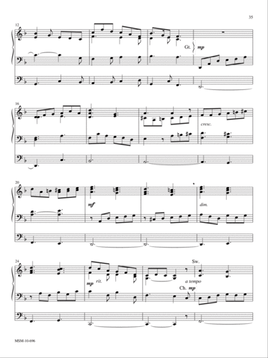 Lullaby for the Christ-Child Organ scores gallery preview page 2
