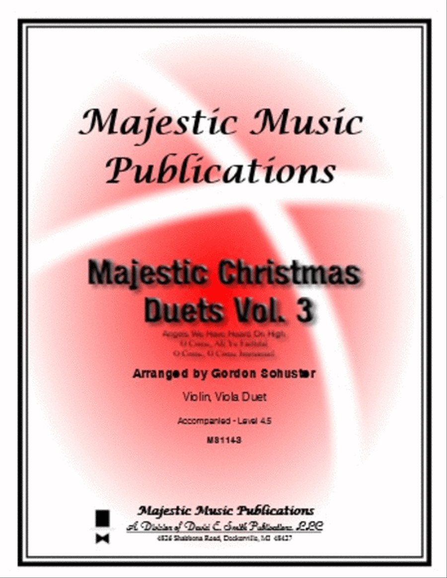 Maj. Christmas Duets -Vol. 3 Violin scores gallery preview page 1