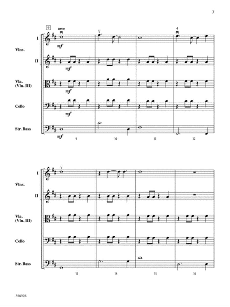 Over the Rainbow String Orchestra scores gallery preview page 3