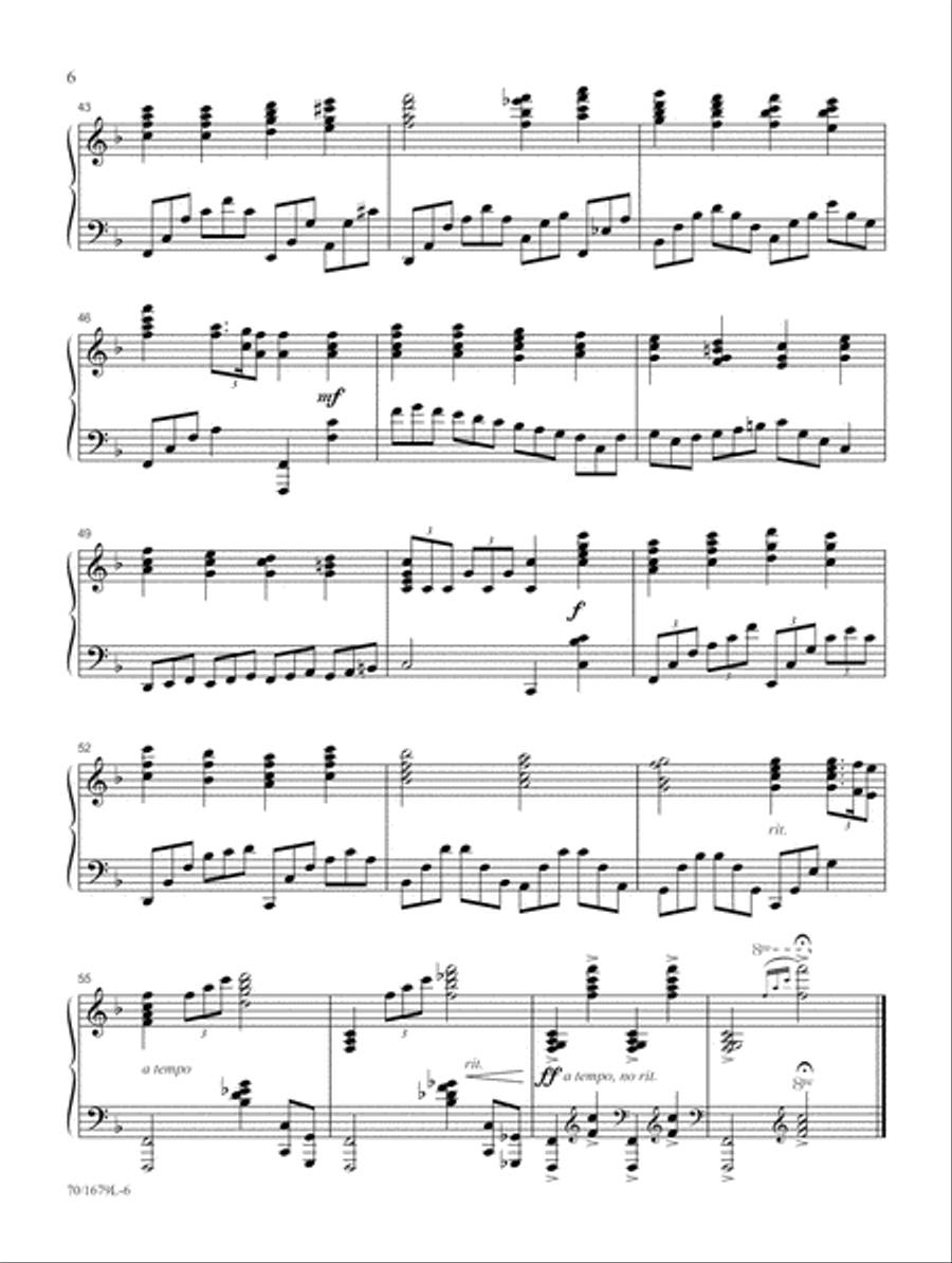 Palms and Passion Suite Piano Solo scores gallery preview page 6