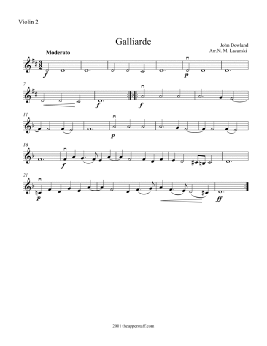 Galliarde Galliarde String Orchestra scores gallery preview page 5