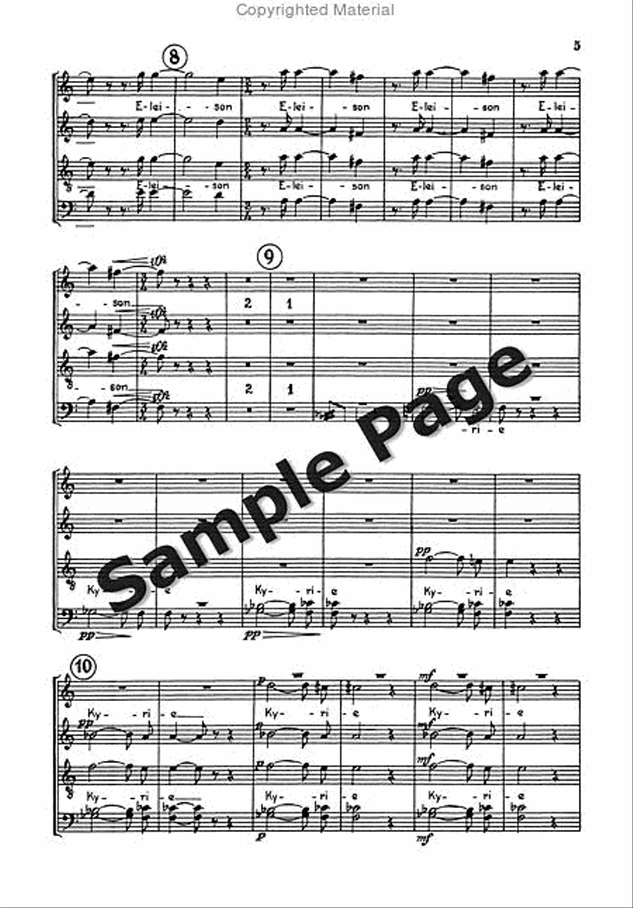 Cantata 2 Alto/chor/2 Pianos 4-Part scores gallery preview page 6