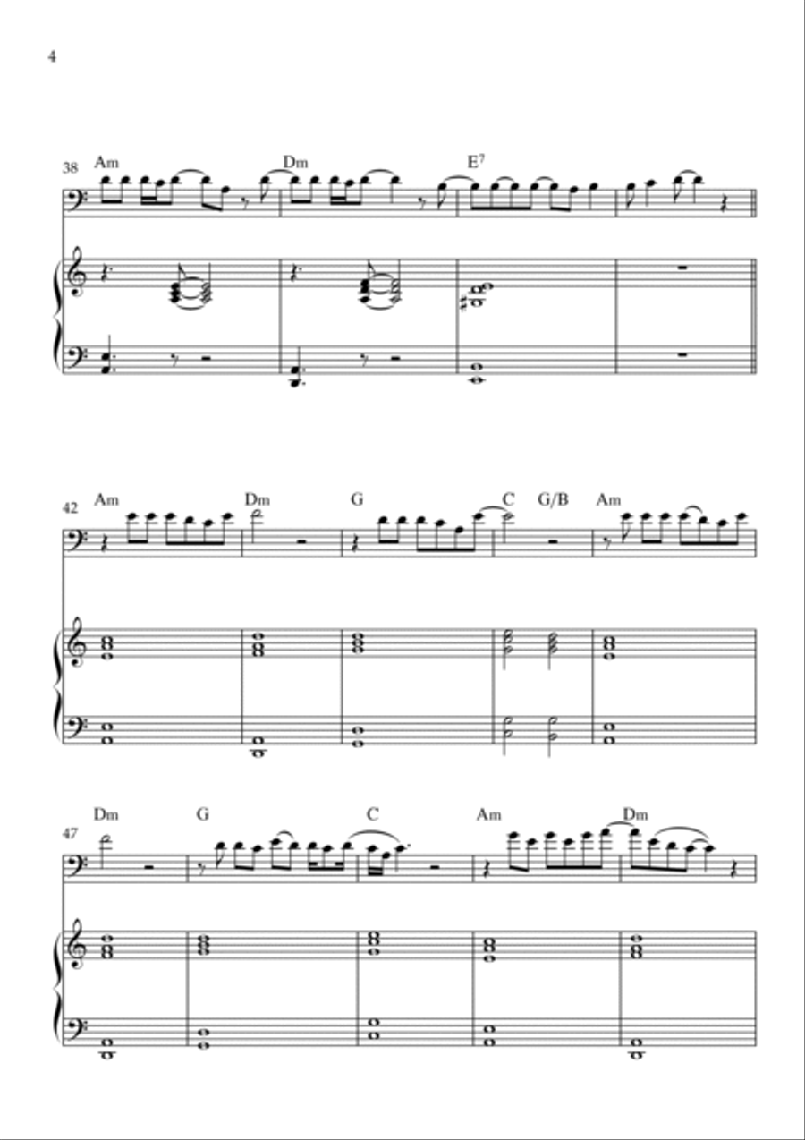 Flowers Piano scores gallery preview page 4