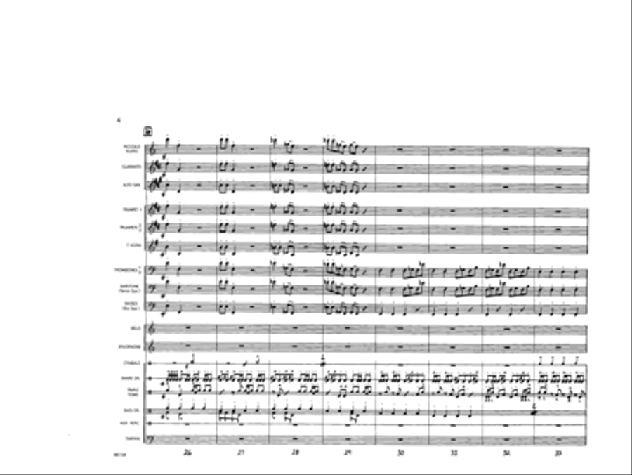 Classical Showcase Marching Band scores gallery preview page 5