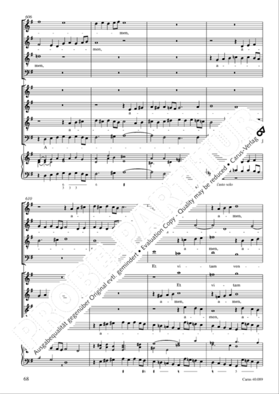 Credo a 8 voci Credo a 8 voci 4-Part scores gallery preview page 69
