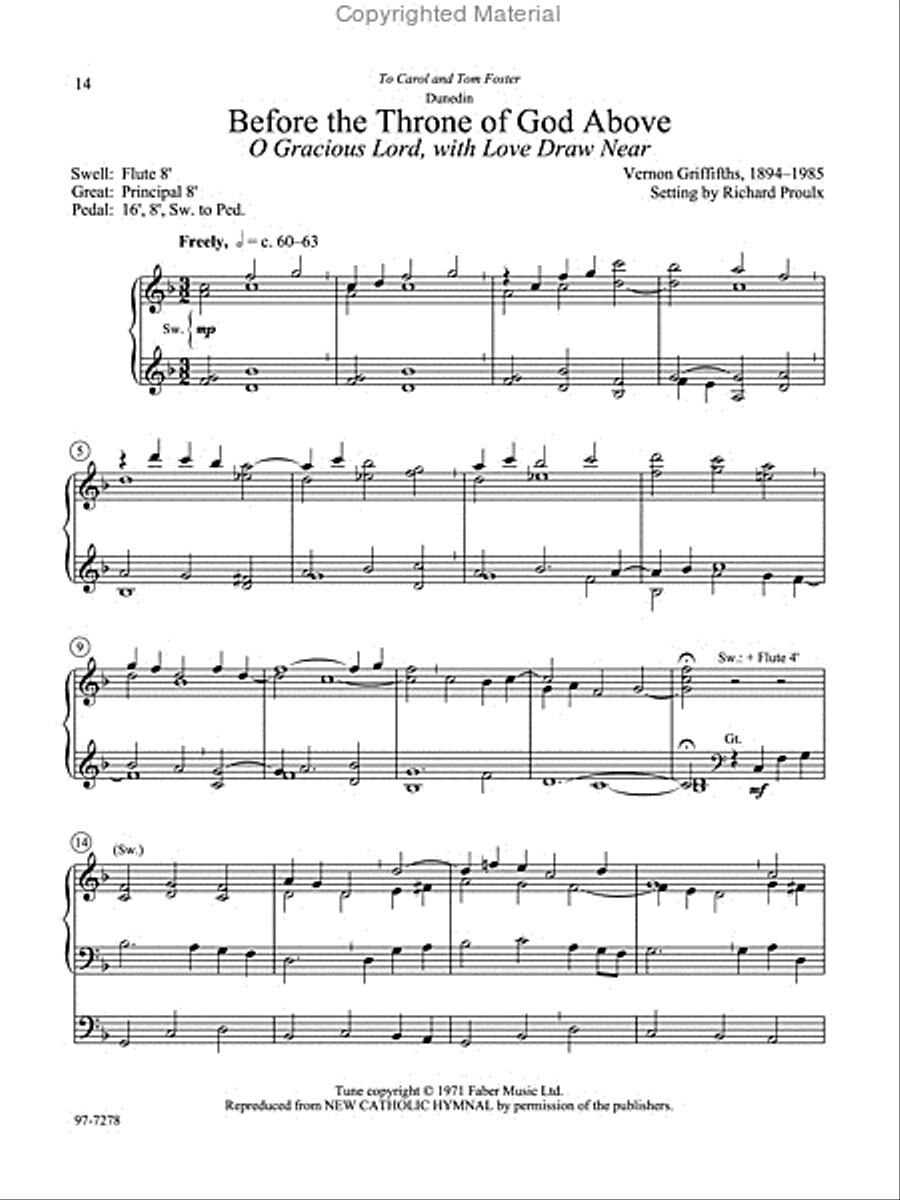 Twelve Hymn Preludes Organ scores gallery preview page 5