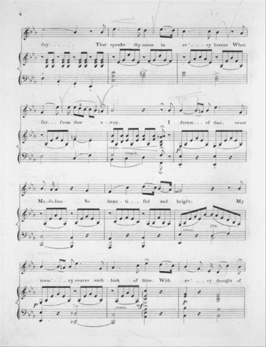 Six Songs. Madoline Voice scores gallery preview page 4