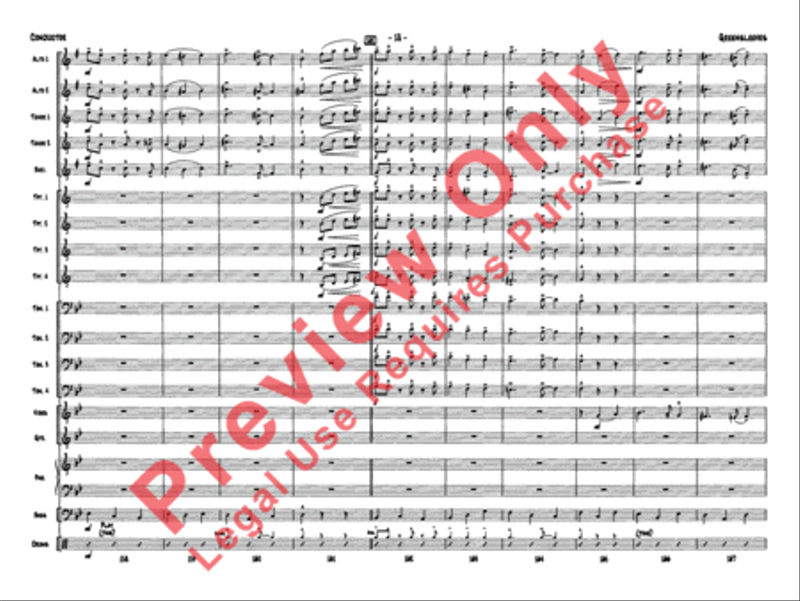 Greensleeves Jazz Ensemble scores gallery preview page 21