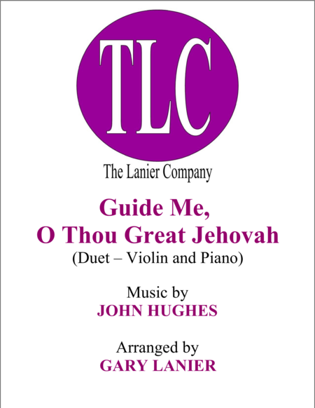 GUIDE ME, O THOU GREAT JEHOVAH (Duet – Violin and Piano/Score and Parts) image number null