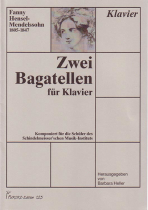 Book cover for Zwei Bagatellen
