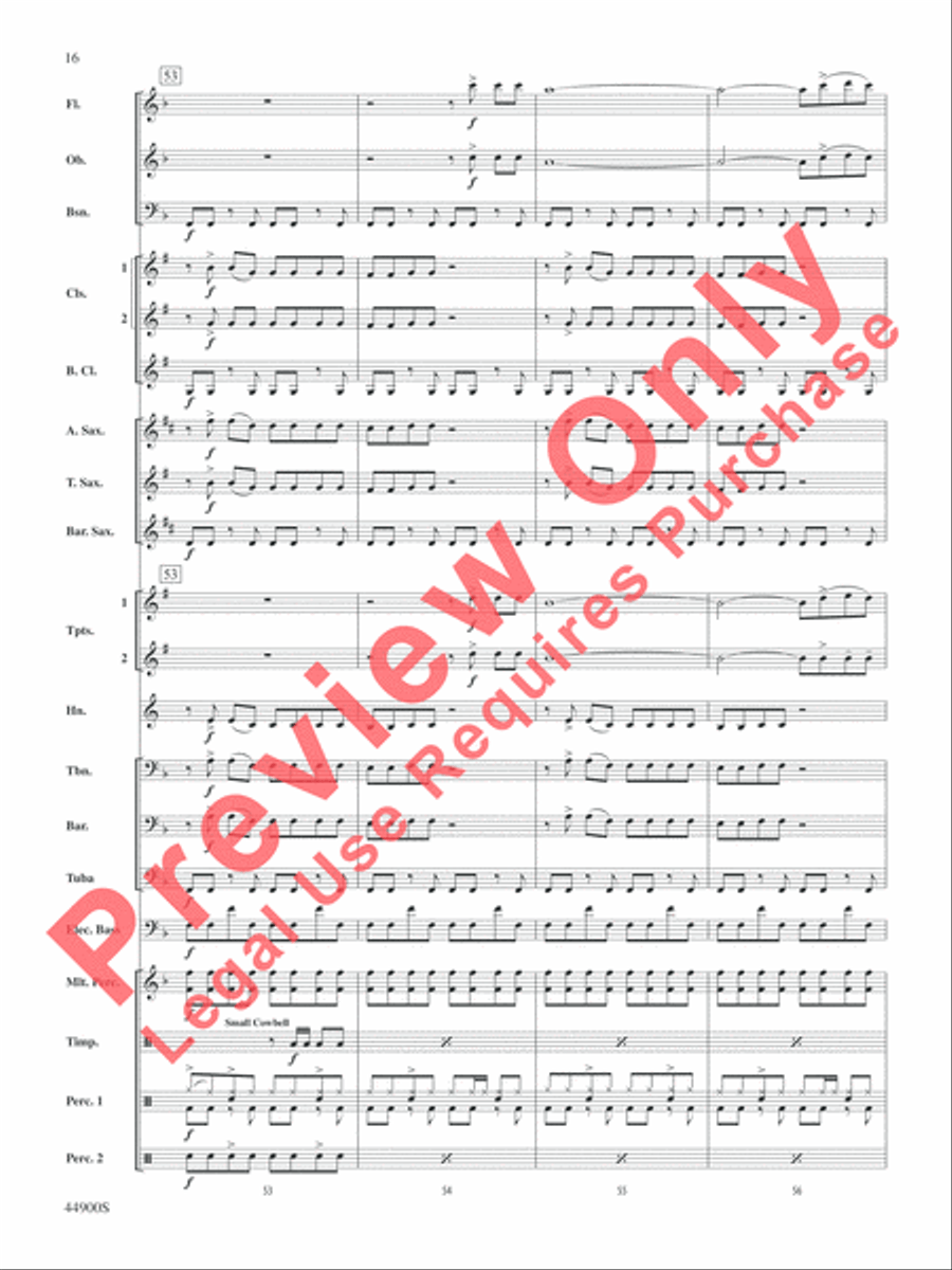 She's Kinda Hot Concert Band scores gallery preview page 17