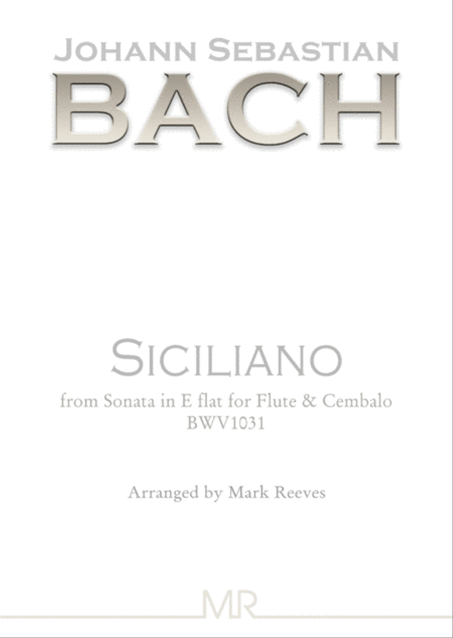 Siciliano for Flute and Piano image number null