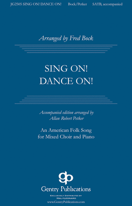 Book cover for Sing On, Dance On