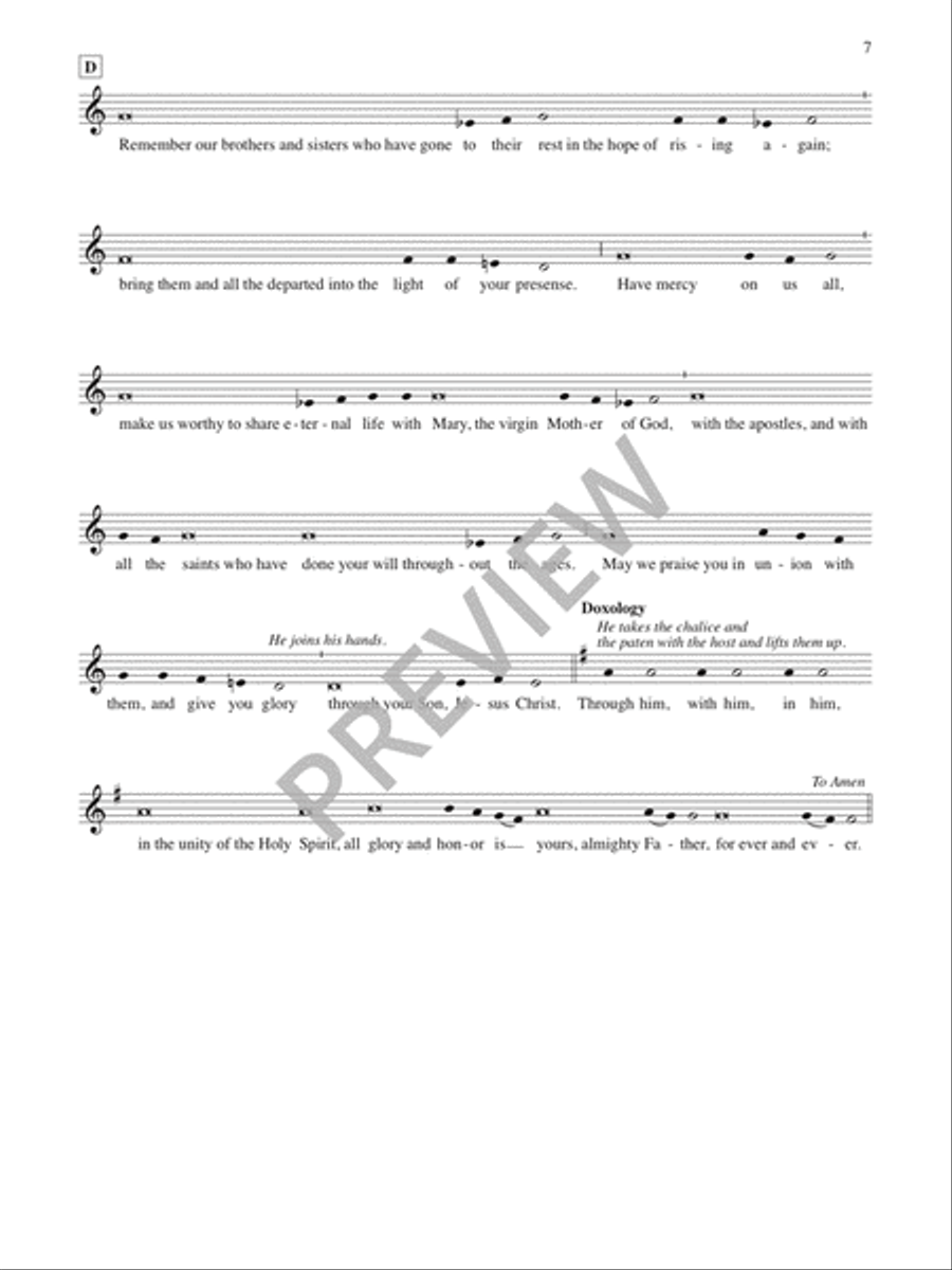 A Mass of Life - Presider edition Trombone scores gallery preview page 9